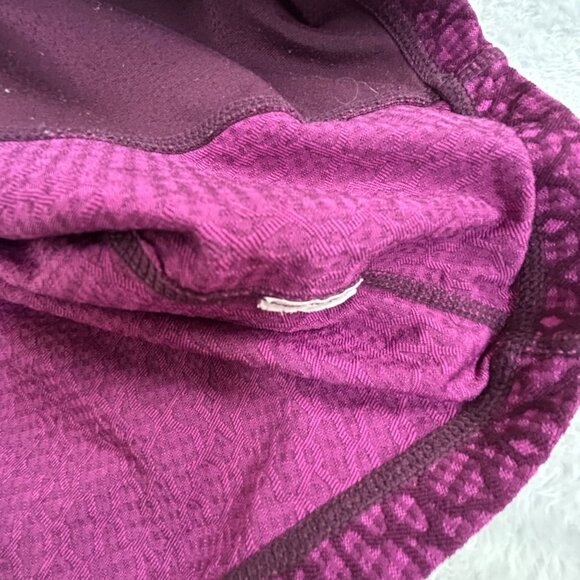 Prana Womens Full-Zip Jacket Pink Pattern Medium Lightweight Stretch Pockets - Picture 5 of 8